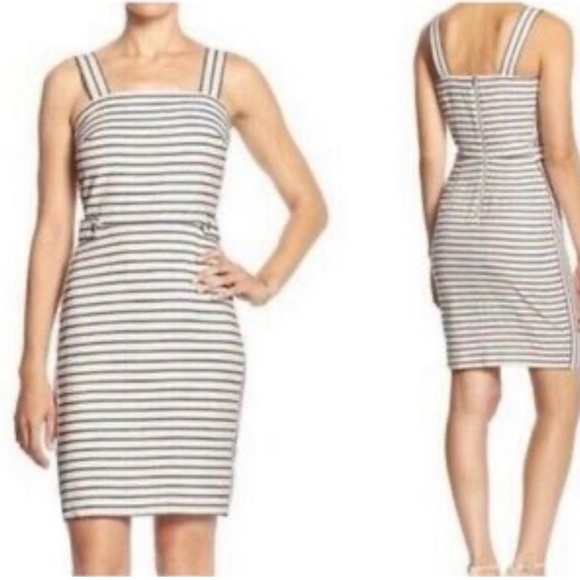 Banana Republic Dresses & Skirts - Banana Republic Blue and White Striped Bodycon Dress